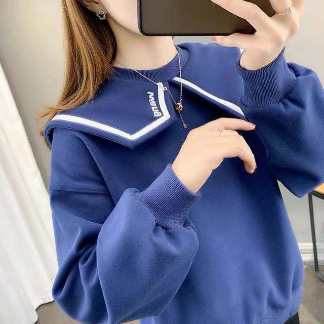 Women's Asymmetrical Embroidered Sweatshirt 2023 Autumn