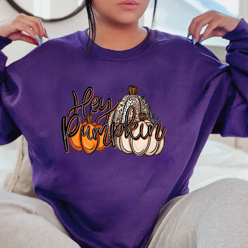 Couples Halloween Pumpkin Head Costume Set