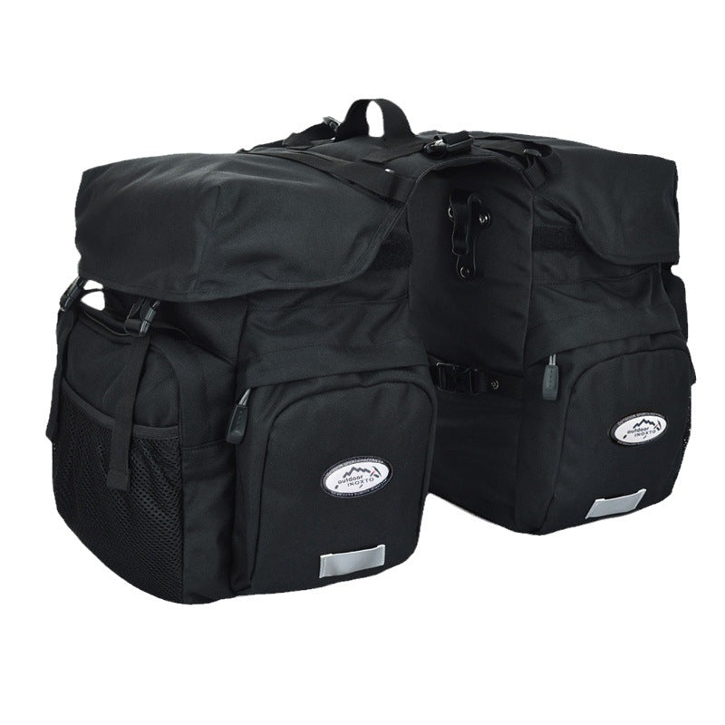 INOXTO 50L Waterproof Bicycle Cargo Bag with Rain Cover
