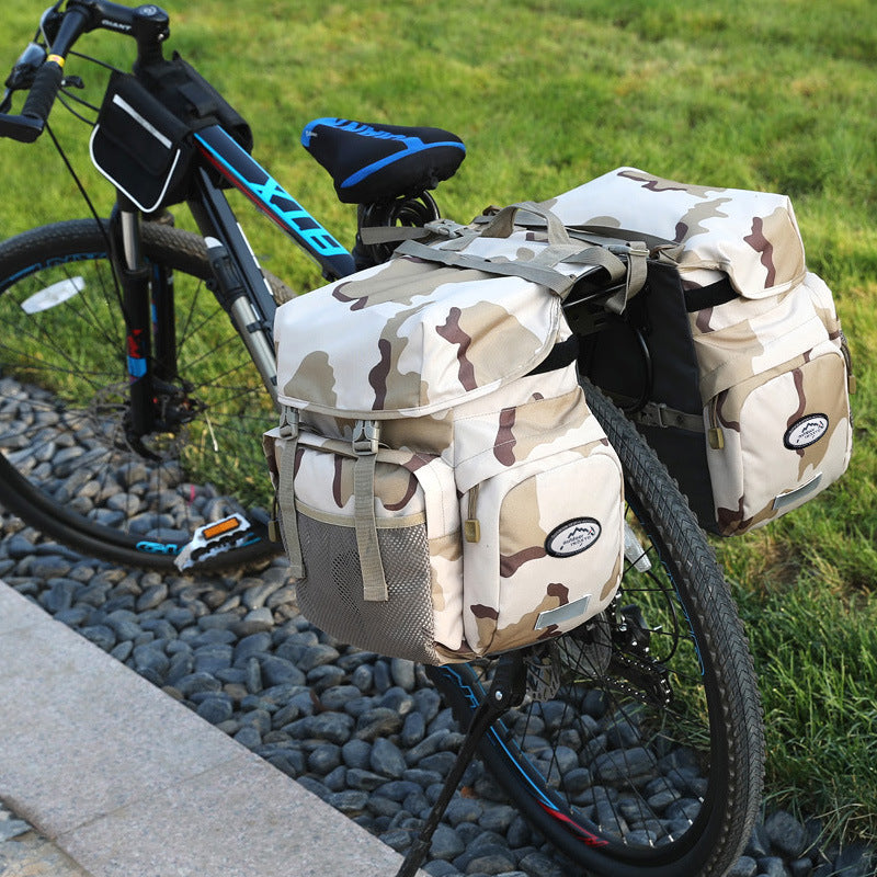 INOXTO 50L Waterproof Bicycle Cargo Bag with Rain Cover