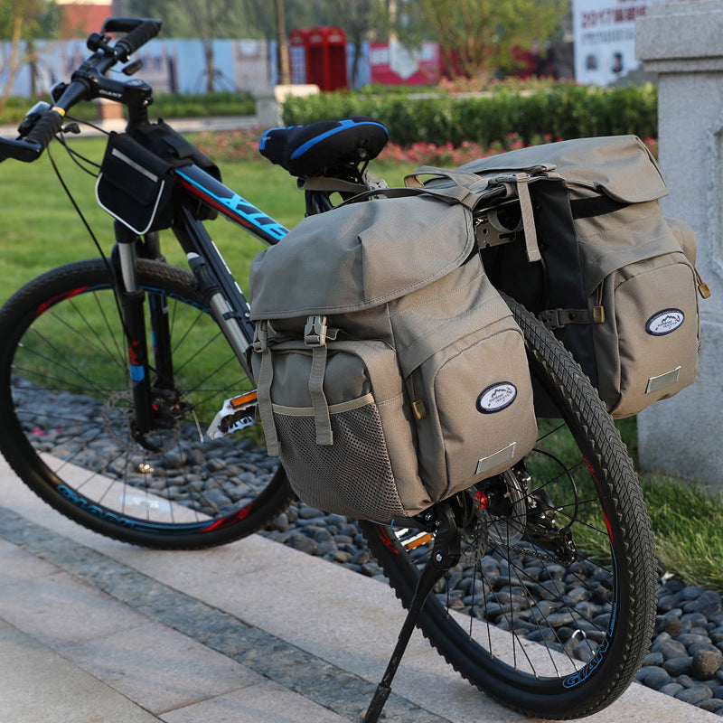 INOXTO 50L Waterproof Bicycle Cargo Bag with Rain Cover