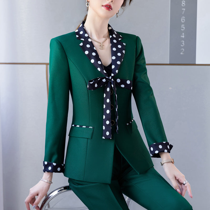 High Quality Red Formal Suit for Women Business Attire