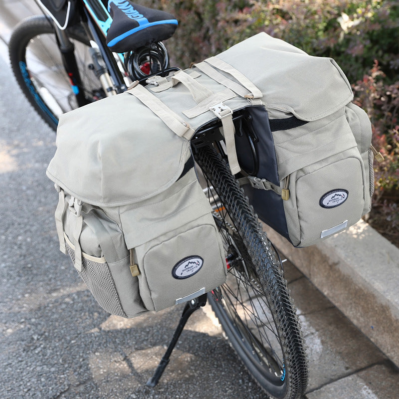 INOXTO 50L Waterproof Bicycle Cargo Bag with Rain Cover
